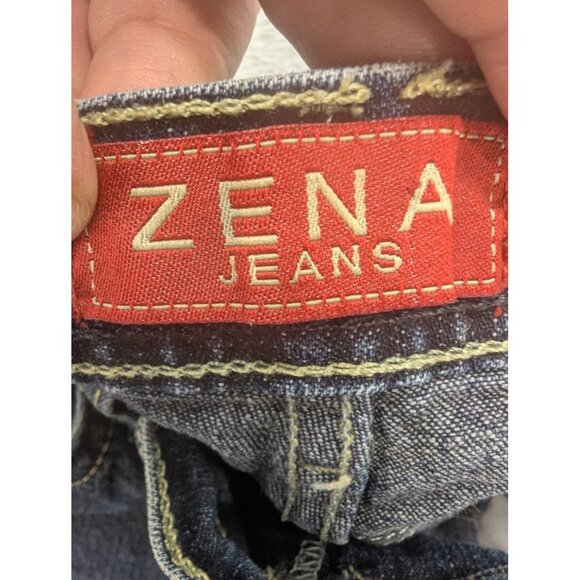 Vintage Zena Jeans Womens 8 Blue Denim Stretch Straight Leg 2000s 814-0118-54 - Picture 12 of 14